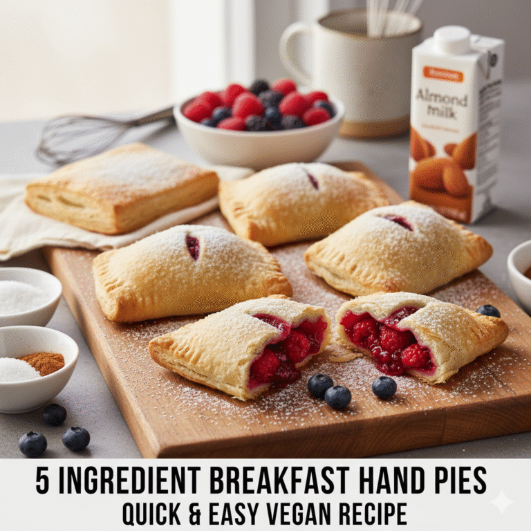 5 ingredient breakfast hand pies recipe