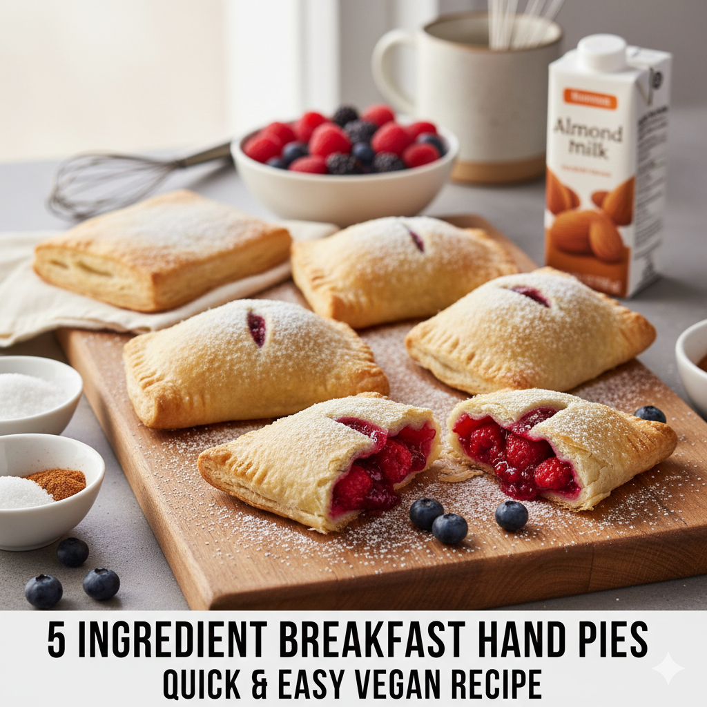 5 ingredient breakfast hand pies recipe
