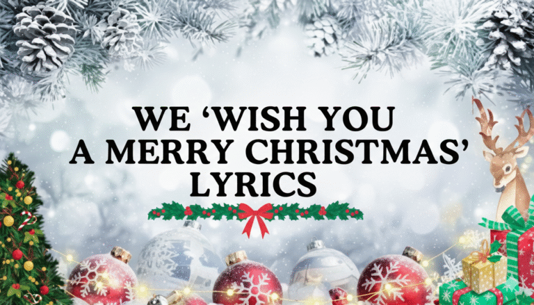 i wish you a merry christmas lyrics