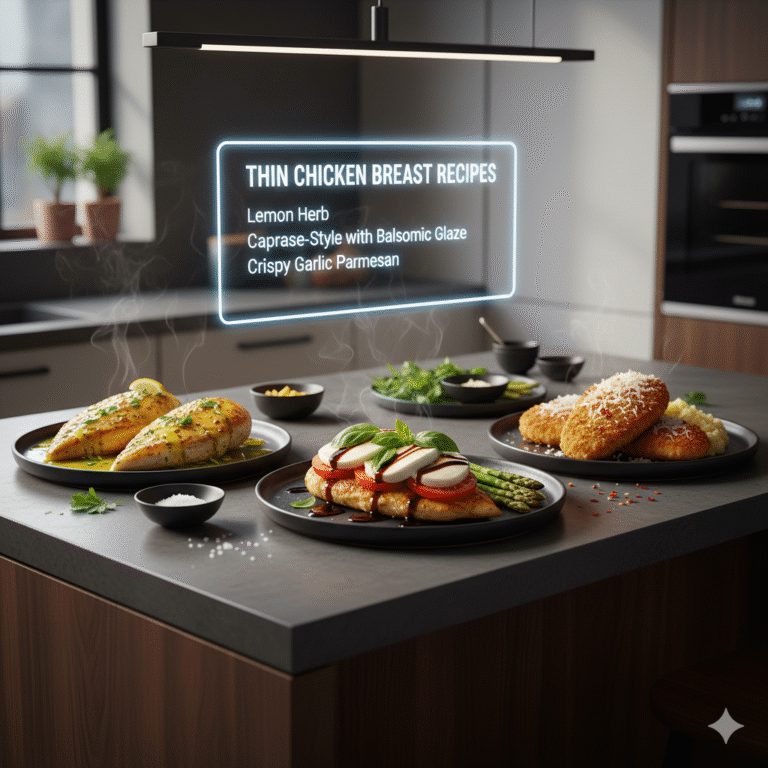 thin chicken breast recipes
