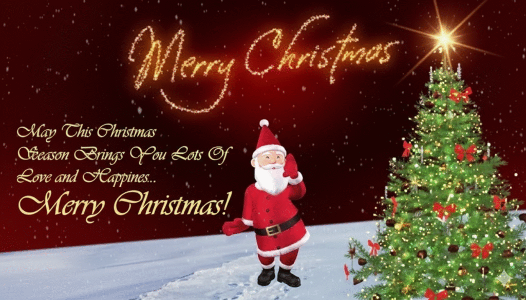 wishing merry christmas