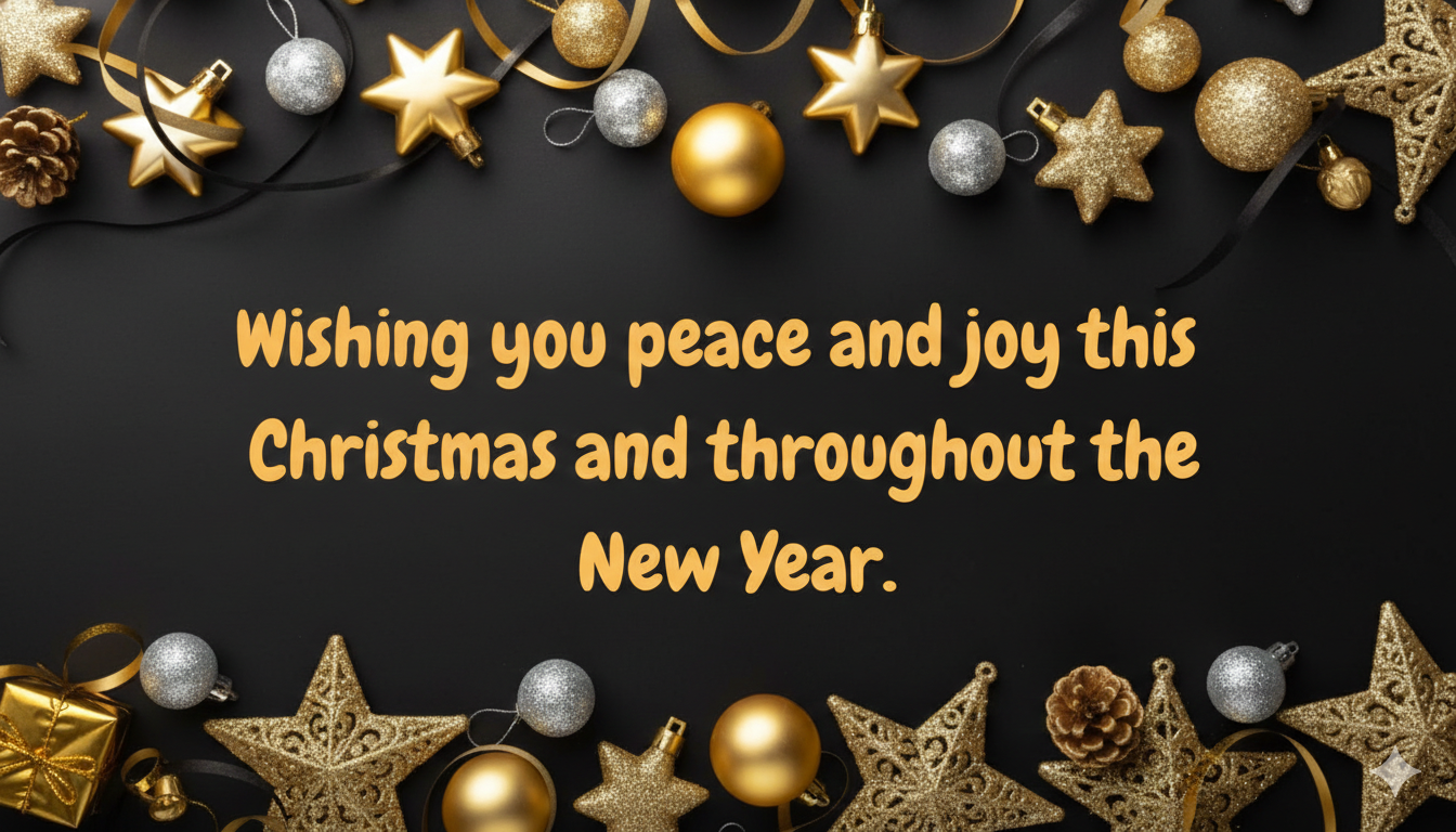 wishing merry christmas