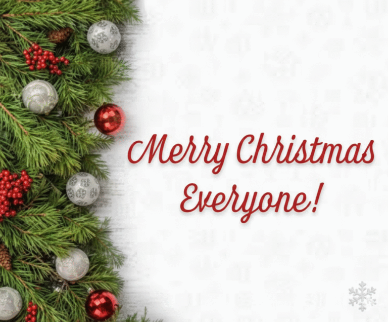 wishing everyone a merry christmas